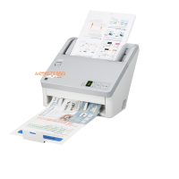 deli商务办公扫描仪KV-SL1066高速扫描仪A4馈纸式松下扫描仪 高速双面 彩色文档扫描仪 65页/分钟