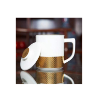 唐惠 浮雕金骨瓷杯 TH-8210