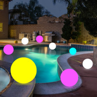 LED发光圆球灯组合