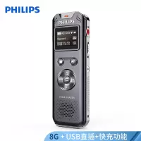 飞利浦(Philips)VTR5810/8G无损录音笔学习会议采访电话录音执法取证内外双录专业高清降噪声控超长续航