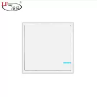 凌防(LFang)AN-E91-W1 无线插座开关智能家用遥控开关面板免布线摇控器随意贴单控卧室电灯开关 单控面板
