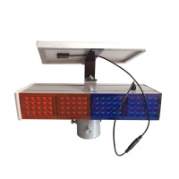 宽迈太阳能爆闪灯 道路LED施工灯路障灯 双面警示灯太阳能信号频闪灯 施工灯 太阳能爆闪灯