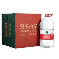农夫山泉天然饮用水5L*4桶整箱