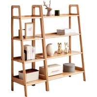 幼儿园四层木质置物架简约现代纯置物架组合客厅家用收纳柜