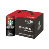 星巴克(Starbucks)星倍醇 经典浓郁咖啡味咖啡饮料228ml*12罐礼盒装 (单位:箱)
