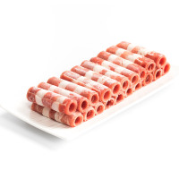 大庄园 新西兰羊肉卷500g/袋 进口羔羊肉片 火锅食材 冷冻羊肉生鲜 纯正羔羊排肉卷