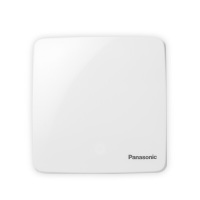 松下（Panasonic） 松下曲悦86型白色开关插座大面板一开单控开关