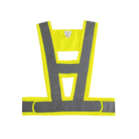 美安明 反光背心马甲 反光衣 骑行V字型交通路政马夹可印字