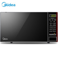 美的(Midea)M1-L202B 快捷家用微波炉 平板加热 多能菜单一键启动 多角度反射内胆20升 单个装