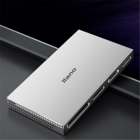 绿巨能(llano)USB3.0读卡器 多功能五合一高速读卡 多盘符读卡器 支持SD/TF/CF/MS/M2存储卡