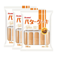 华美黄油蛋糕210g*3袋