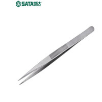 世达(SATA)镊子 不锈钢 尖头长镊子 03151