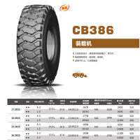 朝阳轮胎(CHAOYANG) 全钢轮胎 23.5R25 CB386 单套装