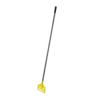 乐柏美 Rubbermaid FGH14600GY00 侧开式湿拖把手柄 大型黄色塑料把头 152.4 cm