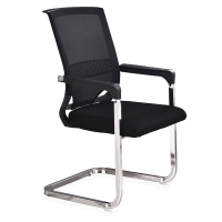 办公椅职员电脑椅会议椅子透气网布椅棋牌室麻将椅简约 弓形椅