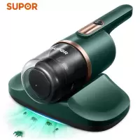 苏泊尔 (SUPOR )除螨仪手持床铺除螨机家用吸尘器 双拍打紫外线杀菌 VCM16A(复古绿)