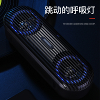 机乐堂 蓝牙音箱便携迷你小音响 双喇叭重低音炮运动户外无线可插卡车载手机电脑播放器小钢炮 双喇叭 强劲重低音【骑士黑】