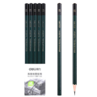 261得力 简易包装绘图2B铅笔(混)(10支/盒) 58161学生考试素描铅笔