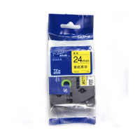 兄弟(brother) TZe-651 24mm 黄底黑字 标签打印机色带 (计价单位:个)