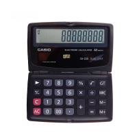 卡西欧(CASIO) SX-220 12位 翻盖折叠便携式计算器 (计价单位:台)