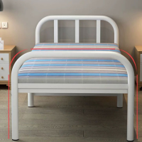 折叠钢架床 办公午休床床垫一体单人宿舍床