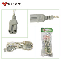 公牛耦合器 GN-J4A(B)3*0.75*1.5m 1.5米电饭煲家用电器电脑显示器专用