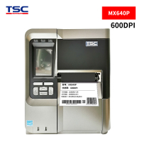 TSC MX640P 条码打印机 工业条码打印机服装吊牌水洗唛珠宝标签热敏贴纸铜版纸标签打印机