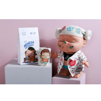 洁丽雅么么哒棉纱童巾单条装50*25cm