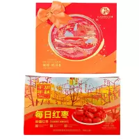 锦华璀璨皓月月饼礼盒580g+好想你每日红枣礼盒780g