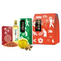 陇间柒月 粮油礼盒 粮油组合 B款欢喜米500g+山茶油248ml