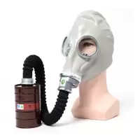 唐丰(TF) 面具+导管+3号罐 防毒面具自吸过滤式防毒全面罩 单套装-(套)
