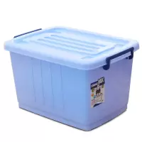120L容量收纳箱 浅蓝色 单个装