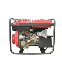 科普四冲程柴油发电机组 单相电启动含电瓶 额定3.3KW KDF4000XE