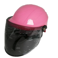 头盔配茶色镜片 颜色随机