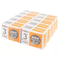 晨光3号金属回形针纸盒装ABS91696