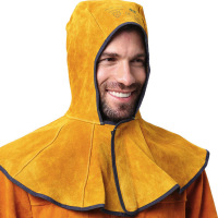 AP/友盟 AP-3000Y 金黄色牛皮全护式焊帽