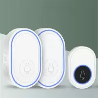 凌防(LFang)A500-WIFI 1按钮+2主机 门铃无线门铃家用 智能家用电子门铃