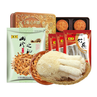 中秋节套餐2(美心双黄白莲蓉月饼+冠耳虫花草+冠耳竹荪)