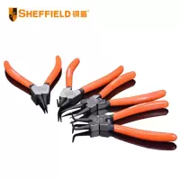 钢盾 SHEFFIELD S047036 美式穴用曲口卡簧钳(内卡簧) 13