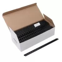 晨光(M&G)21孔黑色财务装订机 专用胶圈300*φ12mm 100支/盒AEQ96720