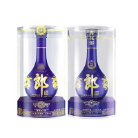 郎酒 青花郎53度500ml*1瓶+青花郎(2015年-2019年随机发货)53度500ml*1瓶 酱香型白酒