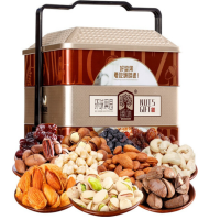 臻味1.55kg 环球果园坚果组合(巴西鲍鱼果+ 美国开口榛子+ 澳洲巴旦木+ 乌兹别克黑加仑干+ 环球圆满坚果 +)