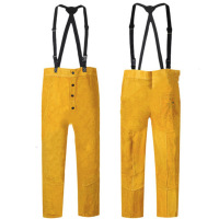 AP/友盟AP-2230 金黃色全皮背带工作裤