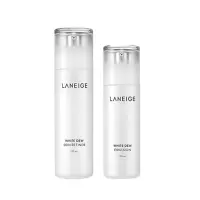 兰芝(Laneige)臻白晶透水乳护肤套装(水120ml+乳100ml)补水保湿 去暗沉提亮