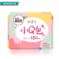 高洁丝小Q包丝薄护垫无香型20片