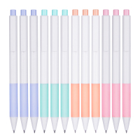 齐心 GPP004 纯时代中性笔 0.5mm 黑 12支/盒