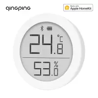青萍蓝牙温湿度计 H版 支持苹果HomeKit高精度室内家用电子传感器Siri 白色