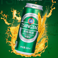 中锐智采 青岛啤酒优质500ml*12听/箱 单箱价格