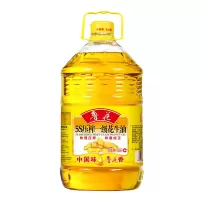 鲁花食用油 5S物理压榨 压榨一级 花生油5.436L 特香纯正食用油