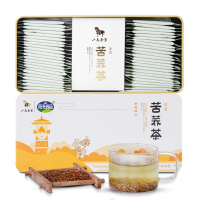 八马茶业 苦荞茶 四川凉山黑苦荞茶 全胚芽荞麦茶叶盒装240克 棕黄色(单位:盒)